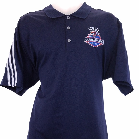 OKC Thunder Adidas TEAM ISSUED XL Adult Mens  Navy - Picture 2 of 8